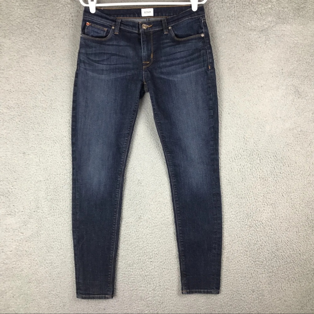 Hudson Krista Super Skinny Womens Low Rise Stretch Blue Jeans Size 28 30x29